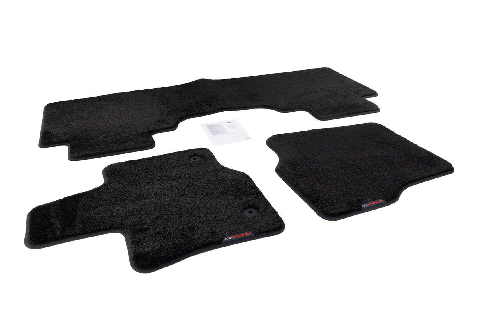 FPP F - 150 PREM 60OZ FLOOR MAT SET - BLK - Ford Show Parts